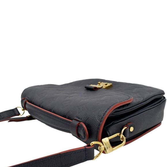Louis Vuitton Metis Pochette Empreinte Leather Crossbody Bag Navy Blue - Picture 6 of 15